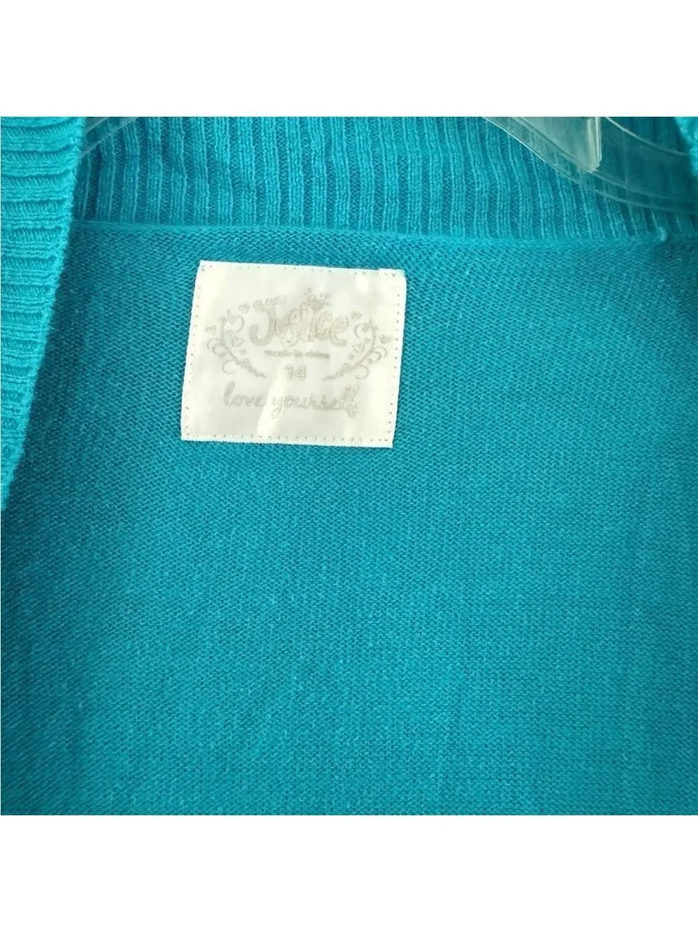 Justice Blue Cardigan